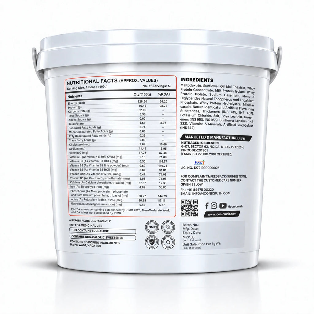 ICONICRUSH-KILOSKA-Pista Kulfi Flavour-5Kg
