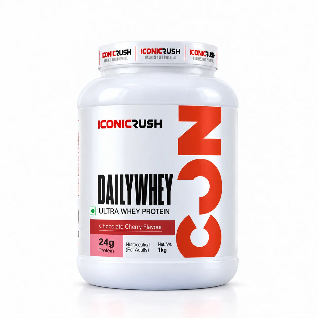 ICONICRUSH-Daily Whey-Chocolate Cherry Flavour-1Kg