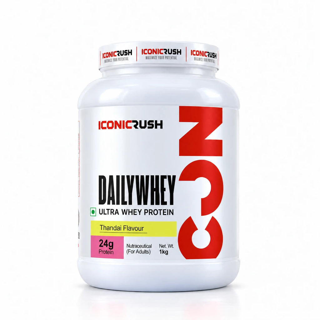 ICONICRUSH-Daily Whey-Thandai Flavour-1Kg