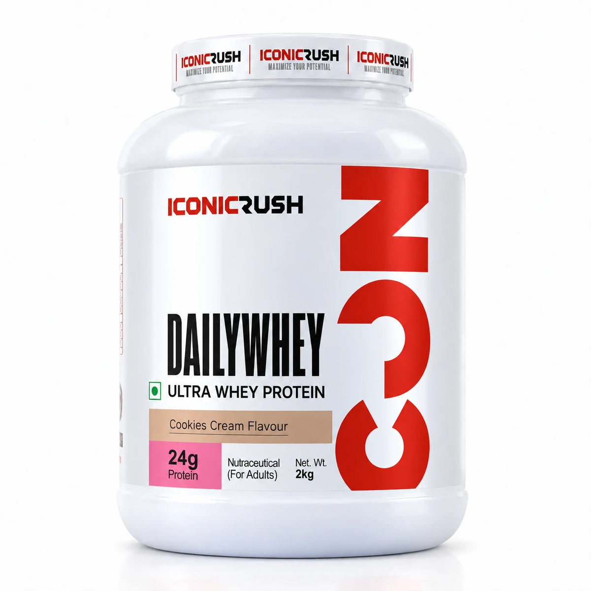 ICONICRUSH-Daily Whey-Thandai Flavour-1Kg